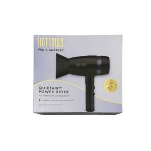 Hot Tools Pro Artist Black Gold Collection Quietair Power Hair Dryer 30% Quieter